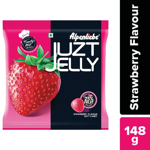 Alpenliebe Juzt Jelly Strawberry Flavour Pouch