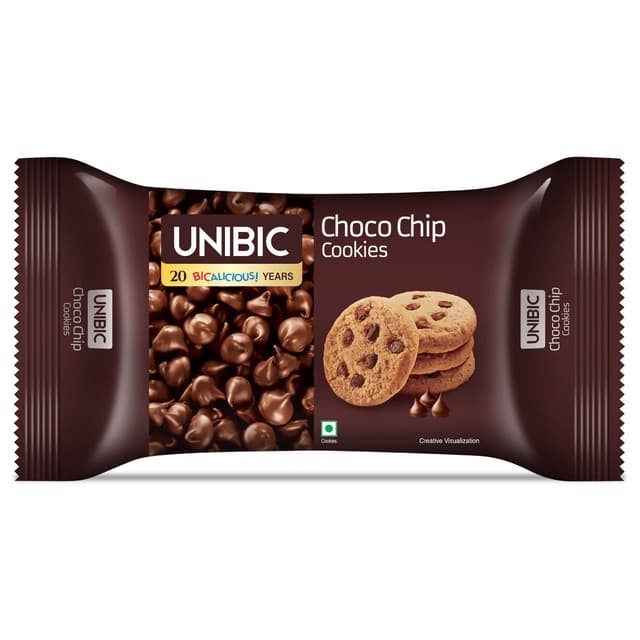 Unibic Choco Chip Flavoured Biscuits | Trans Fat-free
