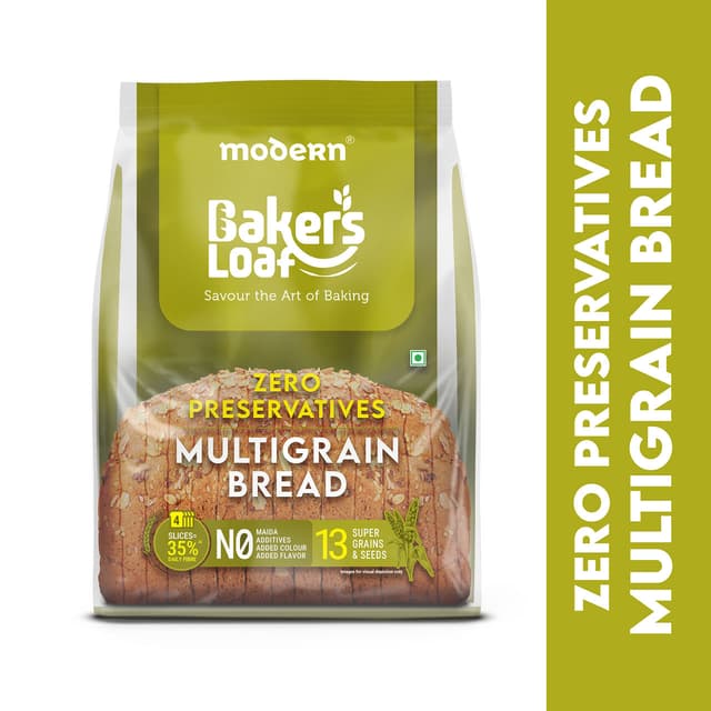 Baker's Loaf Zero Preservatives Multigrain Bread