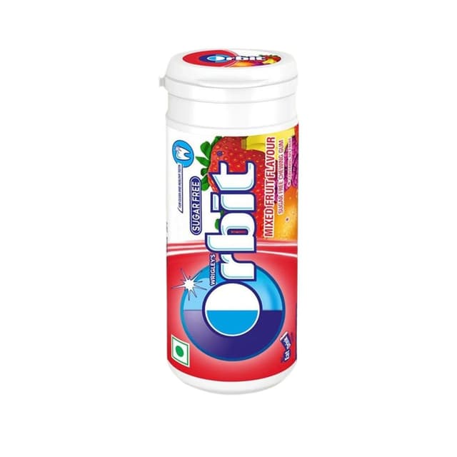 Orbit Sugar-Free Mixed Fruit Chewing Gum Pot