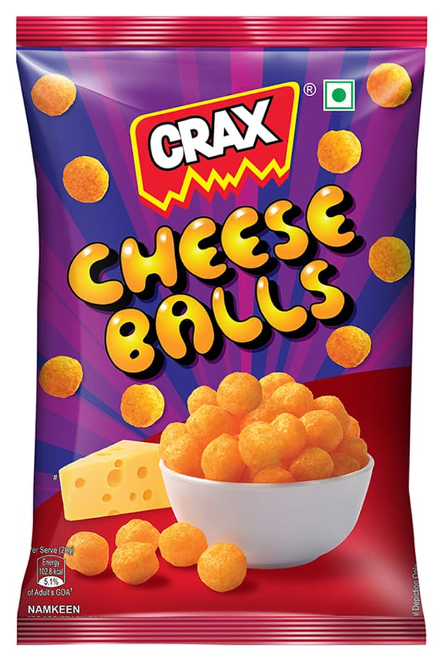 Crax Cheese Balls Puff Snacks
