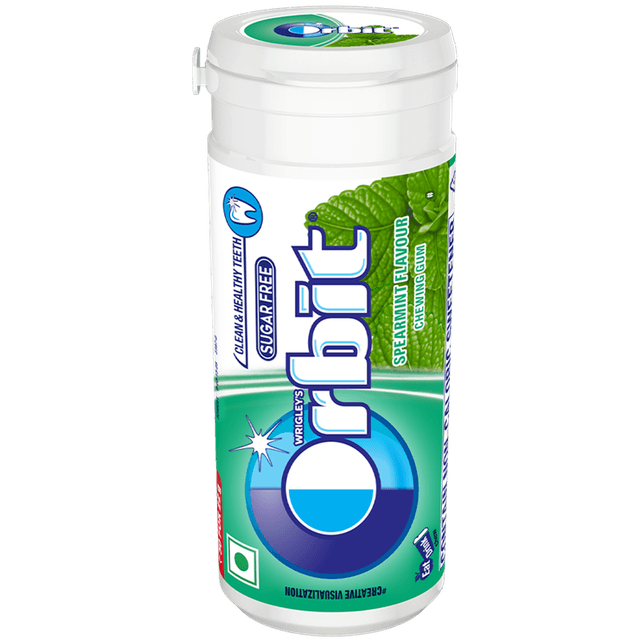 Orbit Sugar Free Spearmint Chewing Gum Tube
